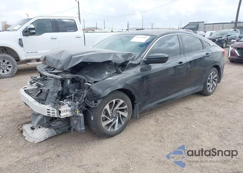 2017 Honda Civic Ex from USA, damaged, VIN 19XFC2F75HE004419